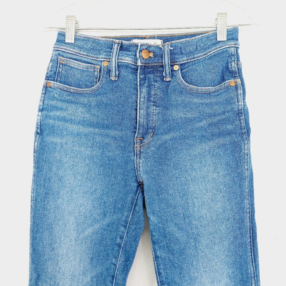 NEW Madewell 10" High-Rise Skinny Jeans in Medium Wash P6865 - Picture 3 of 9